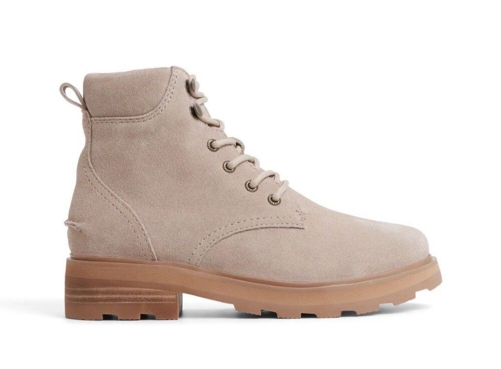 Sperry Tahoe Lug Boot Women's Size 9 Tan/Taupe Leather Lace Up Ankle Boot Nwt